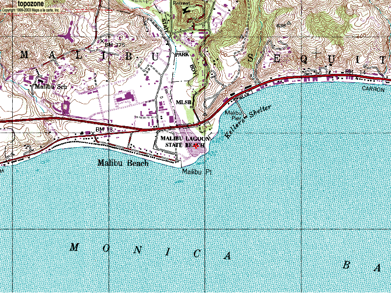 malibu lagoon map